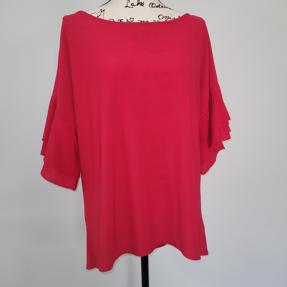 Jones New York red blouse in XL